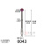M2M3雷尼绍三坐标测针测头红宝石测针0.5/1.0/1.5/2.0/3.0 (0043)红宝石4.0*L30*M2