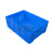 零件盒收纳盒周转箱胶框塑料盒长方形物料格子盒配件箱五金工具盒 04#箱(300*200*84mm)蓝色