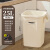 厨房垃圾桶特大号高款客厅现代工业风卫生纸筒商用收纳桶 灰特大号+60只专用垃圾袋