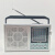 珠江牌复古899 FM调频交直流两用5英寸大喇叭12波段AM立体声收音机 珠江899收音机
