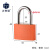 正奇谊 LAQ-143 彩色小挂锁 箱包柜子塑料套壳铜锁 33MM大号（2钥匙）（颜色随机）