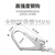 星工（XINGGONG） 安全带高空作业安全绳五点式防坠落悬挂全身式双钩带电工施工登山XGD-8全身 全身D-8双大钩3米