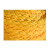 京采无忧 50mm（1米价格)黄色 船用缆绳 抛缆绳尼龙绳复合股八股粗绳子