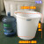 加厚级牛筋塑料圆桶大白桶水桶腌菜搅拌桶洗澡桶发酵桶化工桶 70L