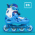 乐秀rx1轮滑鞋儿童全套装初学者溜冰鞋男女直排轮旱冰滑冰滑轮鞋 蓝色原厂护具套装 32-35（适合5-9岁）