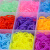 彩虹织机rainbow loom编织机彩色夜光橡皮筋diy儿童玩具手链套装 28格套装三