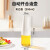 家の物语（KATEI STORY）日本油壶玻璃油瓶自动重力开盖控油厨房家用酱油醋调料瓶油罐 自动开合油壶 白色盖