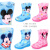 迪士尼（Disney）儿童雨鞋 男女童中筒防滑雨靴 15491 米奇蓝36码