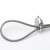 鹿色 304不锈钢钢丝绳夹头U型夹卡头钢丝夹轧头线卡子线夹 304/M2夹头（5个） 一包价 