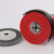 适用于100型角磨机9p打磨轮不织布研磨轮角向抛光轮尼龙纤维轮磨光片不锈钢拉丝轮 红色10片