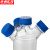 京洲实邦 流动相液瓶 实验室螺口储液试剂瓶 三口/含无孔蓝盖3000ml ZJ-1348