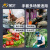 星宇 PU518劳保手套 涤纶涂掌防护手套轻薄透气电子装配工作果园采摘家务劳作防护手套 12付 灰色 PU518【灵巧耐脏】-L大码