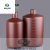 NIKKO日本塑料大口小口试剂瓶广口黑色棕色避光瓶HDPE白色2L5L10L 黑小口2L