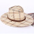 瑰丽雅老人家帽子夏天男士礼帽遮阳大帽檐户外西部牛仔帽可折叠 单色米色