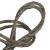 尚留鑫 插编钢丝绳双扣纯手工编织起重吊装吊索具钢丝绳 直径22mm1.5米长