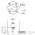 东部工品 微型测力荷重传感器小尺寸小量程称重传感器纽扣试压力重量传感器 受力范围（1000kg 