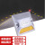 铸铝道钉反光道钉凸起路标道路安全夜间反光标识轮廓标双黄全铝 单白铸铝填沙道钉10个