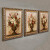 格绿美客厅装饰画沙发背景墙欧式油画现代家居有框画古典花卉壁画挂画 一套价(L054-L055-L056) 40*50CM