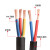 定制国标铜RVV电源线2/3/4芯2/4/6/10/16平方电缆护套监控电线 4芯1.5平方(铜)100米