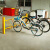 谋福（CNMF）自行车立体式停车架 商超电动车立体式不锈钢停车支架(2米立式5卡位停车架)