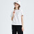 卡帕（Kappa）串标短袖女子运动T恤休闲半袖圆领上衣K0C42TD43 漂白-001 S