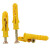 海斯迪克 HKHE-023 线槽固定工具 十字自攻钉 小黄鱼锚栓塑料膨胀管 PE膨胀螺丝 10*160mm 50套