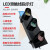 滑触线电源指示灯三色灯起重机行车天车信号灯HXC-50滑线指示灯 灯口直径150 平板款