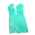 Ansell安思尔37-185手套加长加厚耐油防滑耐酸碱工业防化手套耐酸碱防化手套耐油手套 绿色 M