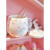 杯子陶瓷杯女马克杯带盖带勺子家用喝水杯可爱儿童早餐咖啡杯 胖胖杯小碎花 0个 0ml