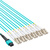 良浦 多模万兆MPO-LC12芯 40G转10G/100G转25G多模万兆OM3 MPO分支光纤线 1米 MPO-MD12-LC-1M