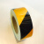 康格雅 黑黄反光膜警示胶带 地贴条防水安全标识反光贴纸 5CM高亮黄黑45.72米/卷
