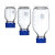 化科 蓝盖 玻璃瓶 500ml  10个起订 单位：个