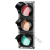 博雷奇红绿灯交通信号灯交通信号灯路障闪灯交通灯控制器 3灯 400直径红箭/黄箭含/绿箭
