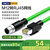 亨通贝尔 M12转RJ45网线 工业相机编码线缆 高柔电缆 4芯D型公头 3米 抗干扰 高柔 PVC材质 HTBE-9004-3