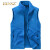 HUNNZ 品牌高尔夫服装男装马甲男户外运动抓绒衣男摇粒绒大码立领夹克 深蓝色 XL