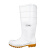 朗莱斯特 工业白色食品雨靴成人 PVC耐磨防水鞋劳保胶鞋高筒雨鞋  白色 40 