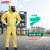 DUPONTC级轻型连体安全检查防化服危化品实验耐酸碱防护服 全面罩套装(防有机气体) L