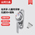 山河工品铝合金窗户锁扣塑钢门窗防盗月牙锁通用儿童推拉门锁安全锁卡扣锁 右月牙孔距50带儿童锁+短沟