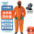 安思尔Ansell微护佳5000重型防化服化学防护服防苯耐酸碱防液AN耐腐蚀化学品防护服 连体防化服+防毒全面罩【防有机气体】 M【建议身高170-176cm】
