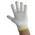 劳保佳 600g 尼龙手套 结实耐磨搬运物流工地装配劳动防护手套 白色黄边120双