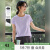 梵希蔓白色圆领纯色短袖t恤女2025夏季新款时尚简约百搭短款上衣 A0683 莫奈紫 L