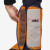 电焊牛皮护脚盖脚护腿脚罩焊工专用防烫防火花防护用品 短牛皮护脚