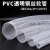 PVC风管透明钢丝软管木工雕刻机工业吸尘管伸缩波纹管塑料排风管 内径50mm(10米)厚0.8mm