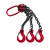 京棣工品 起重吊链 钢铁链 吊索行车吊车吊链 单位：个 8吨1米1钩 