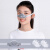 儿童鼻罩防过敏防鼻炎护鼻子防尘二手烟花粉猪鼻子呼吸阀新型口罩 月球灰 (10片过滤棉)