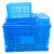 蓝色塑料周转筐 加厚长方形蔬菜水果筐 熟料中转框塑料筐 快递物 外610*420*310mm2个