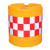 防撞桶圆柱形塑料隔离桶高速路口道路交通注水反光警示墩滚塑工艺 滚塑-1800*900*900mm-黄黑膜