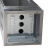室外不锈钢防雨机柜0.6米0.8米1.2米22u9u户外防水网络监控交换机 不锈钢本色 2200x800x800cm