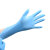 尚和手套（SHOWA）一次性丁腈手套无粉防滑麻指加厚防水耐油实验检查 蓝色887/L/50只