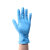尚和手套（SHOWA）一次性丁腈手套无粉防滑麻指加厚防水耐油实验检查 蓝色883/M/100只